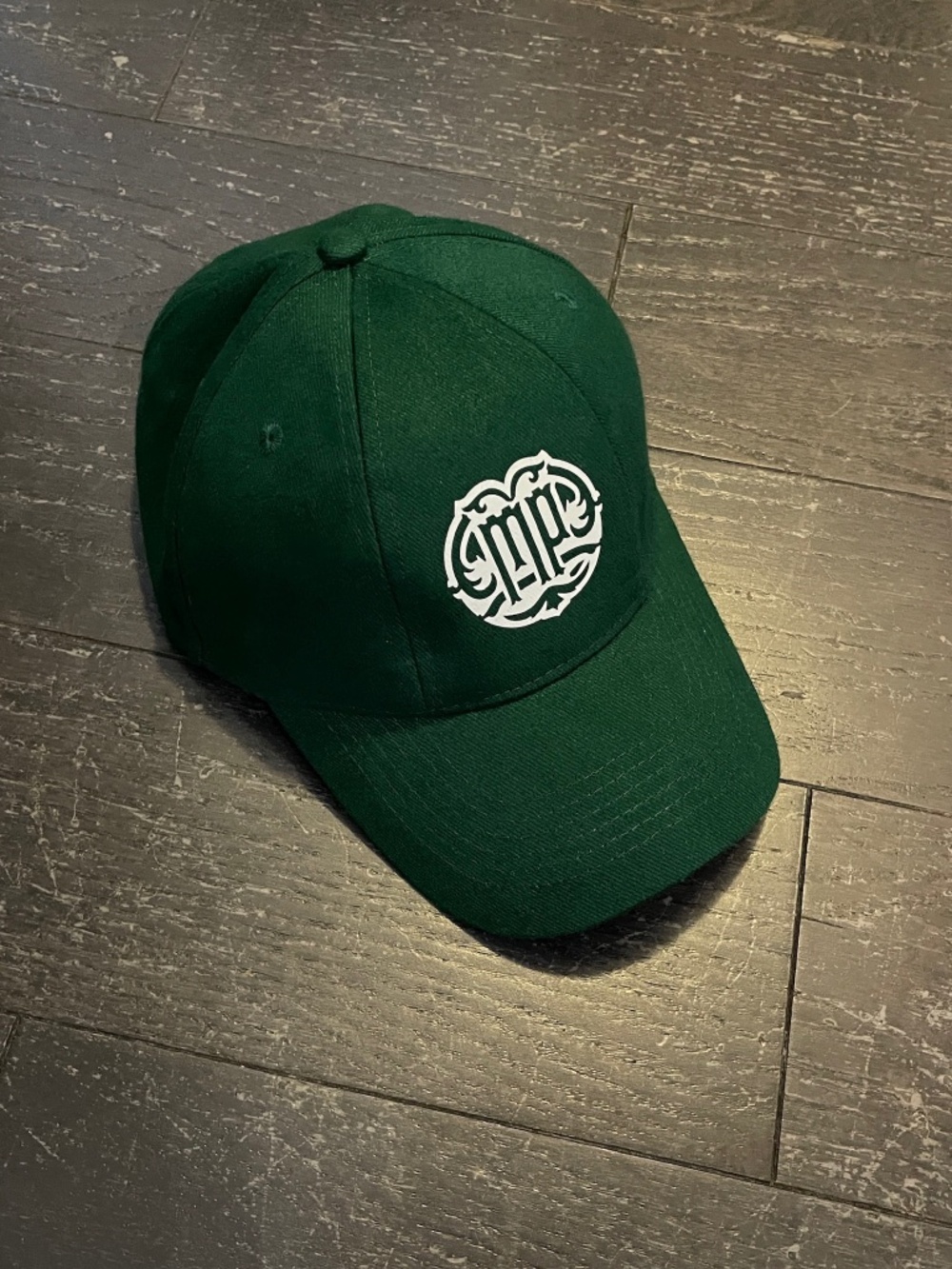 Brand New Nilton's Forest Green Embroidered Baseball Cap / Vintage Style Dad Hat